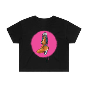 Clap Dem Cheeks Crop T-Shirt